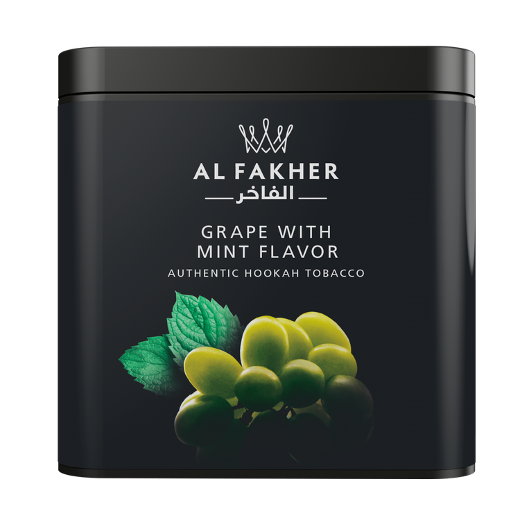 Alfakher 1kg grape with mint(50g/1000g)