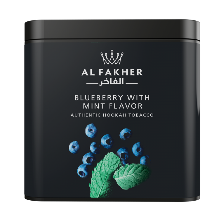 Alfakher 1kg blueberry with mint(50g/1000g)