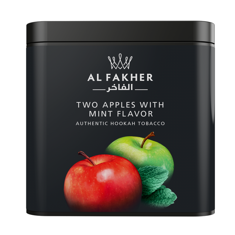 Alfakher 1kg two apple with mint(50g/1000g)