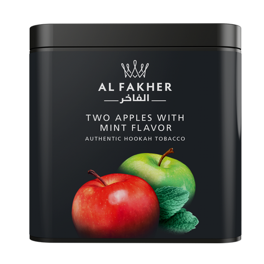 Alfakher 1kg two apple with mint(50g/1000g)